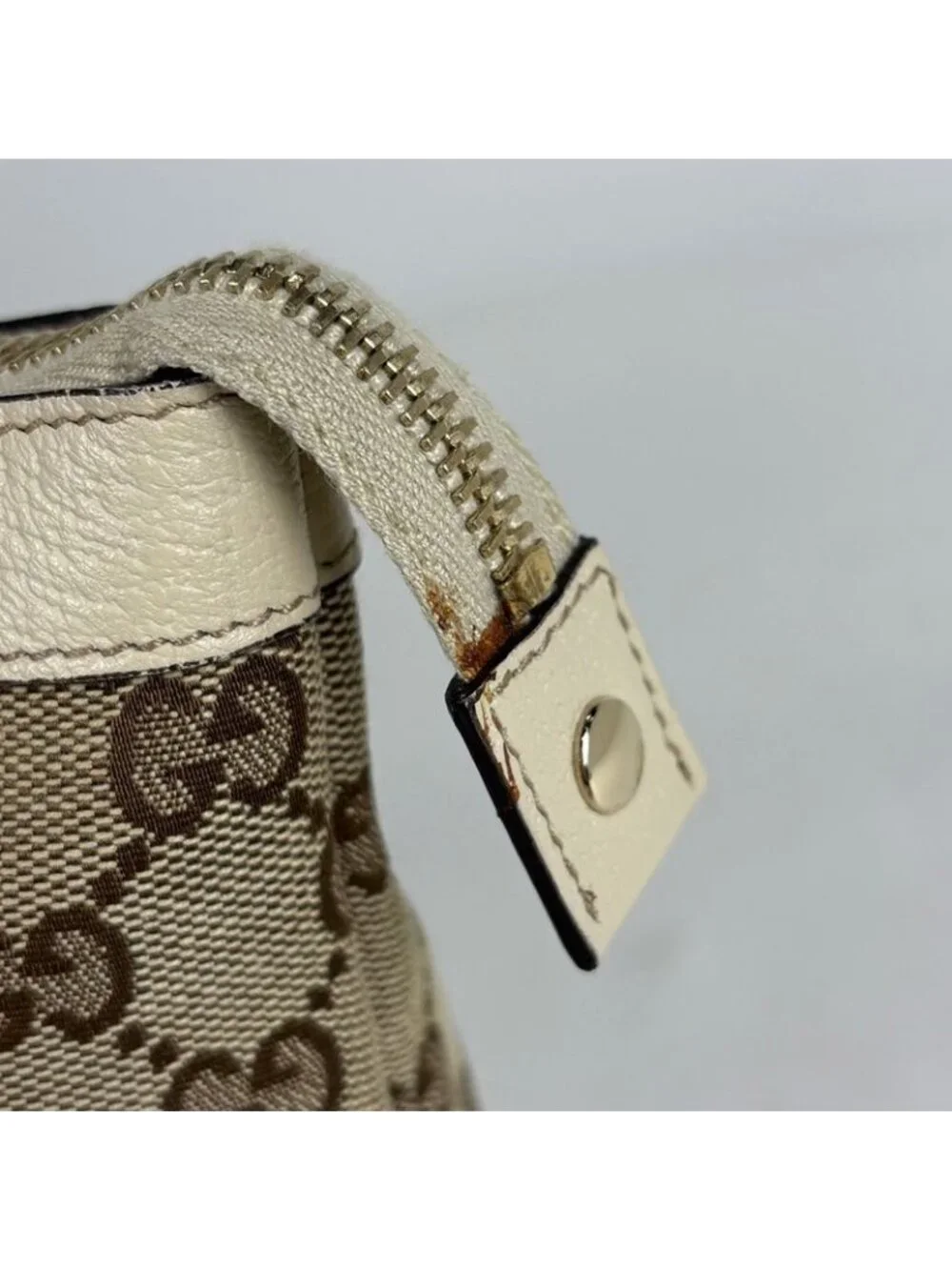 Gucci GG Pattern Tote Canvas Beige Ivory - Picture 5 of 9